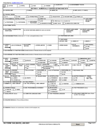 DD Form 1342 DoD Property Record, Page 2