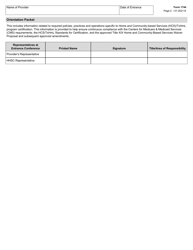 Form 1744 Texas Home Living (Txhml)/Community First Choice (Cfc) - Entrance Conference - Texas, Page 2