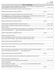 Form 2960 Application for a License to Operate a Residential Child Care Facility - Texas, Page 3