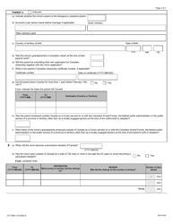 Form CIT0003 Application for Canadian Citizenship - Minors (Under 18 Years of Age) Under Subsection 5(2) - Canada, Page 4