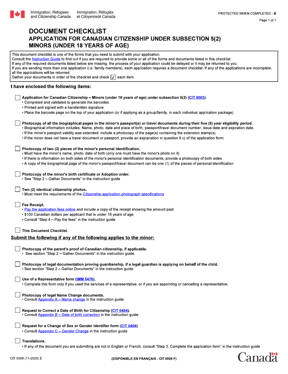 Form cit0008 fill out sign online and download fillable pdf canada