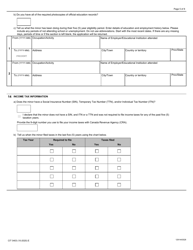 Form CIT0403 Application for Canadian Citizenship - Minors (Under 18 Years of Age) Applying Under Subsection 5(1) - Canada, Page 5