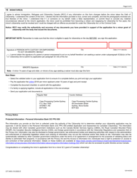 Form CIT0403 Application for Canadian Citizenship - Minors (Under 18 Years of Age) Applying Under Subsection 5(1) - Canada, Page 8