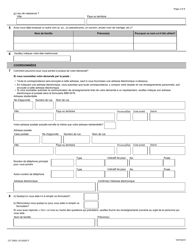 Forme CIT0002 Demande De Citoyennete Canadienne Pour Adultes (18 Ans Et Plus) Demande En Vertu Du Paragraphe 5(1) - Canada (French), Page 2