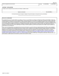 Forme IMM1018 Annexe 1 Voie D&#039;acces a La Residence Permanente DES Travailleurs De La Sante (Pandemie De Covid-19) - Canada (French), Page 4