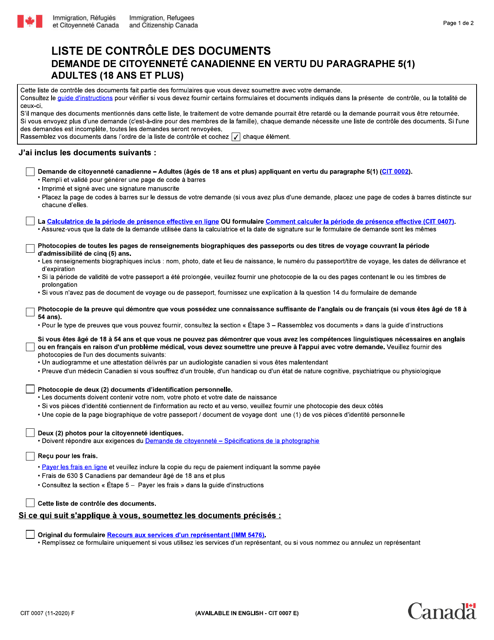Forme CIT0007  Printable Pdf
