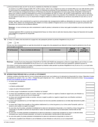 Forme CIT0403 Demande De Citoyennete Canadienne - Mineurs (Moins De 18 Ans) En Vertu Du Paragraphe 5(1) - Canada (French), Page 6