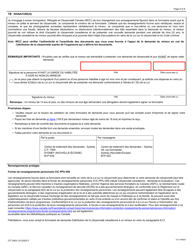 Forme CIT0403 Demande De Citoyennete Canadienne - Mineurs (Moins De 18 Ans) En Vertu Du Paragraphe 5(1) - Canada (French), Page 8