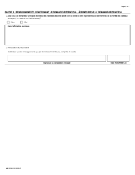 Forme IMM5526 Questionnaire Supplementaire Sur La Relation - Canada (French), Page 2