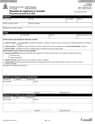 Forme RCMP GRC6440 Resultats Du Reglement a L&#039;amiable - Canada (French), Page 3