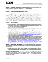 Instructions for Construction Best Management Practices Plan (Cbmpp) - Alabama, Page 2
