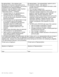 Form DE-103 Application for Ahcccs Health Insurance and Medicare Savings Programs - Arizona, Page 11