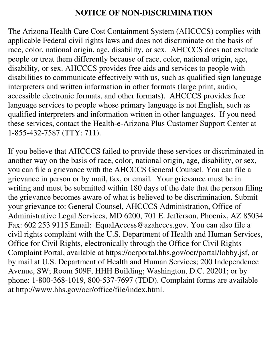 Form DE-103 Application for Ahcccs Health Insurance and Medicare Savings Programs - Arizona, Page 16