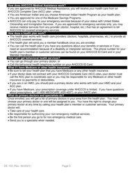 Form DE-103 Application for Ahcccs Health Insurance and Medicare Savings Programs - Arizona, Page 3