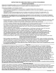 Form CA-2A Notice of Recurrence, Page 4