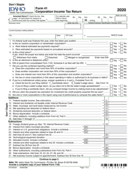 Form 41 (EFO00025) Corporation Income Tax Return - Idaho