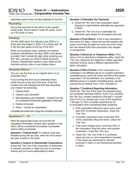 Form 41 (EFO00025) Corporation Income Tax Return - Idaho, Page 3