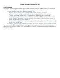 Continuing Legal Education Application for Lecture Credit - Florida, Page 2