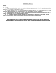 Continuing Legal Education Application for Written Material Credit - Florida, Page 2