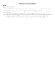 Continuing Legal Education Application for University Teaching Credit - Florida, Page 2