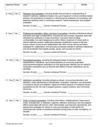 Form 37A-662 Professional Clinical Counselor Degree Program Certification - Out-of-State Degree - California, Page 3