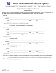 Form IL532 3059 (LPC712) Drycleaner Environmental Response Trust Fund Claim Form - Illinois