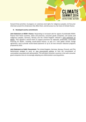 New York Declaration on Forests - Action Statements and Action Plans, Page 18