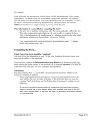 Instructions for Information From Your Landlord About Utility Costs (One or More Utilities Are No Longer Provided in the Residential Complex) - Ontario, Canada, Page 2