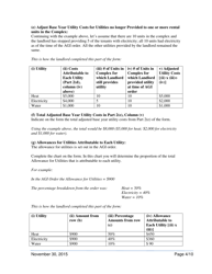 Instructions for Information From Your Landlord About Utility Costs (One or More Utilities Are No Longer Provided in the Residential Complex) - Ontario, Canada, Page 4