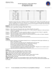 Form ETA-232 Domestic Agricultural in-Season Wage Report, Page 6