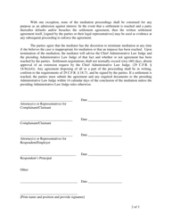 Agreement to Mediate, Page 2