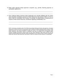 Appendix G Environmental Checklist Form - California, Page 2
