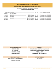 Instructions for Form IT-141 West Virginia Fiduciary Income Tax Return - West Virginia, Page 8