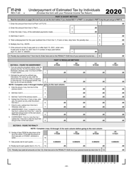 Form IT-210 Underpayment of Estimated Tax by Individuals - West Virginia, Page 2