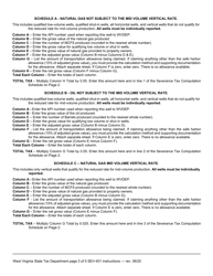 Instructions for Form SEV-401 West Virginia Annual Severance Tax Return - West Virginia, Page 3