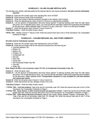Instructions for Form SEV-401 West Virginia Annual Severance Tax Return - West Virginia, Page 4