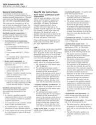 Form SFN28705 Schedule ND-1PG Planned Gift Tax Credit - North Dakota, Page 2