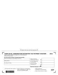 Form 40-ES (SFN28716) Corporation Estimated Tax Payment Voucher - North Dakota, Page 4