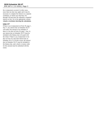 Form SFN28711 Schedule 38-UT Calculation of Interest on Underpayment or Late Payment of Estimated Income Tax for Estates and Trusts - North Dakota, Page 3