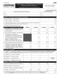 Document preview: Form R-210NR Underpayment of Individual Income Tax Penalty Computation - Non-resident and Part-Year Resident - Louisiana