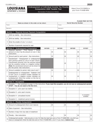 Document preview: Form R-210NRA Underpayment of Individual Income Tax Penalty Computation - Nonresident Professional Athlete - Louisiana