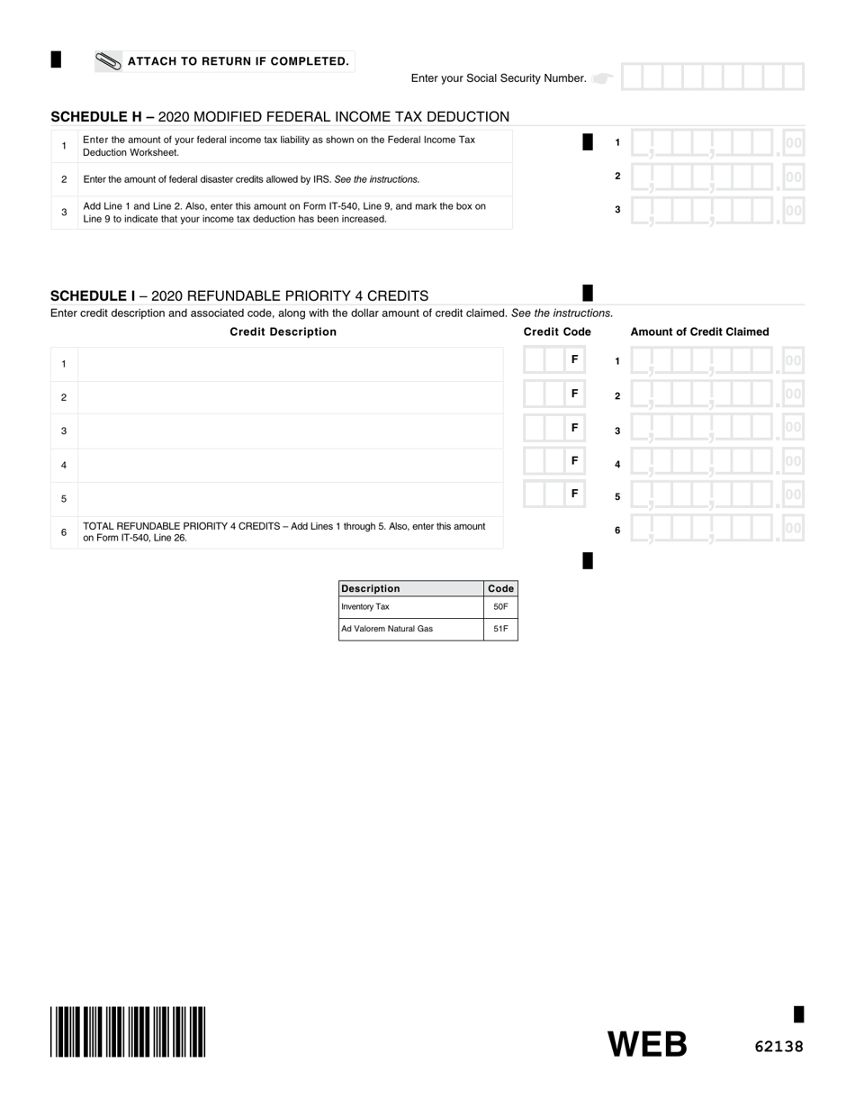 Form IT-540 Louisiana Resident Income Tax Return - Louisiana, Page 11