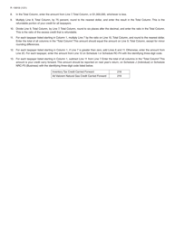 Form R-10610 Schedule of Ad Valorem Tax Credit Claimed by Manufacturers, Distributors and Retailers for Ad Valorem Tax Paid on Inventory or Natural Gas - Louisiana, Page 5