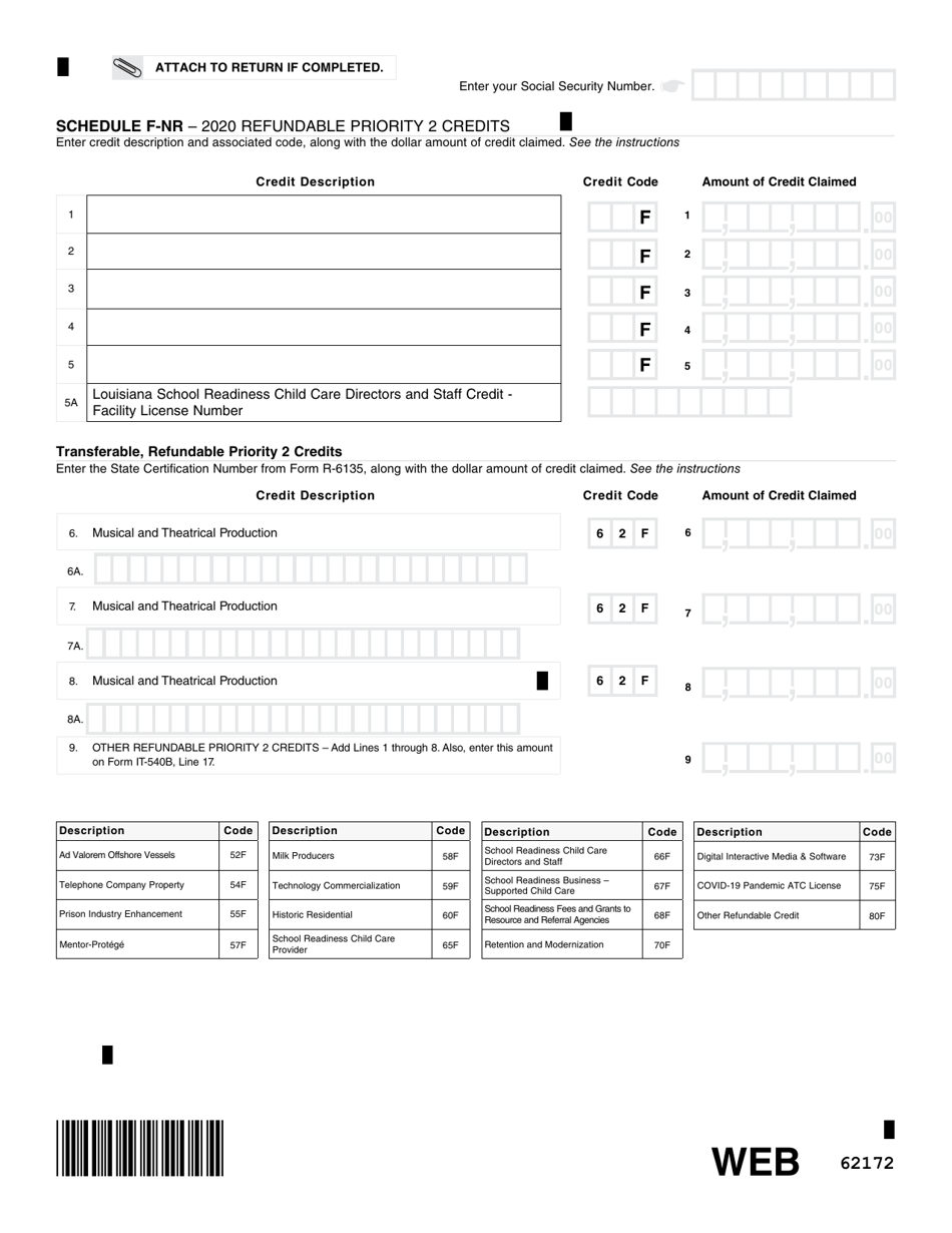 Form IT-540B Louisiana Nonresident and Part-Year Resident - Louisiana, Page 9
