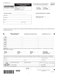 Louisiana Department of Revenue Forms PDF templates. download Fill and ...