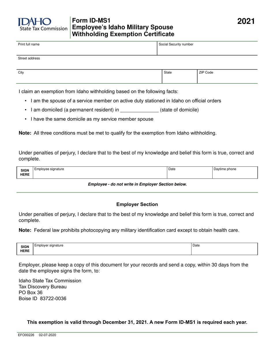 form-id-ms1-efo00226-download-fillable-pdf-or-fill-online-employee-s