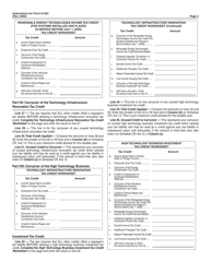 Instructions for Form N-323 Carryover of Tax Credits - Hawaii, Page 3