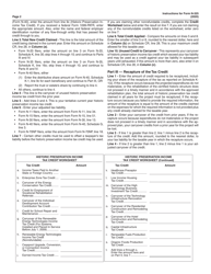 Instructions for Form N-325 Historic Preservation Income Tax Credit - Hawaii, Page 2