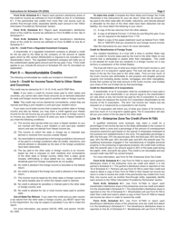 Instructions for Schedule CR Schedule of Tax Credits - Hawaii, Page 3