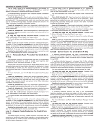 Instructions for Schedule CR Schedule of Tax Credits - Hawaii, Page 7